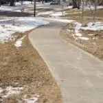 st peters concrete missouri concrete walkway custom concrete flatwork st peters mo